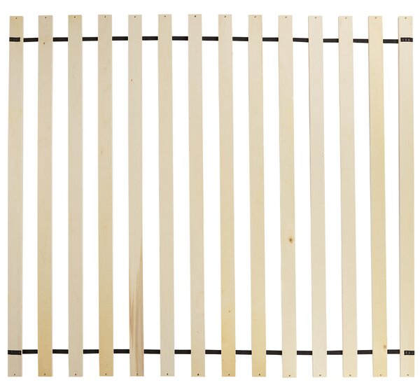 Postel Manšestr VALOGNES 160 x 200 cm Světle béžová