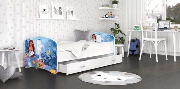 AJK Dětská postel Jan - víla Ariel Velikost spací plochy: 160x80, Matrace: ano
