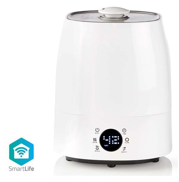 Nedis HUMI120CWT - Zvlhčovač vzduchu s LED displejem 5,5 l 110W/230V