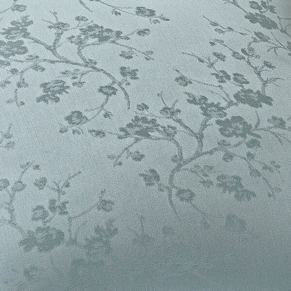 Povlečení Veba TENCEL/COLY Sakura šedomodrá Velikost: 140x200 cm + 70x90 cm