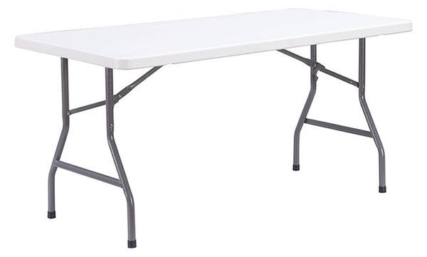 TENTino Skládací stůl 152x76 cm CELÝ, bílý, STL152C