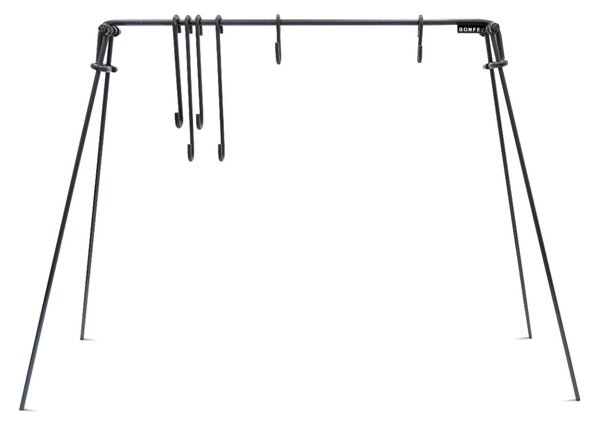 BonFeu FireBridge BonBridge - Gril nad krbem - erný - ocel - 111x46x150 cm
