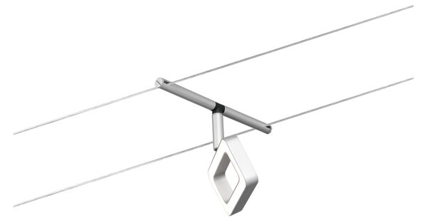 Paulmann 94482 CorDuo Frame, spot lankového systému 4,8W 3000K, matný chrom/chrom