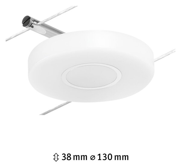 Paulmann 94427 CorDuo DiscLED, spot lankového systému 4,5W 3000K matný chrom/chrom