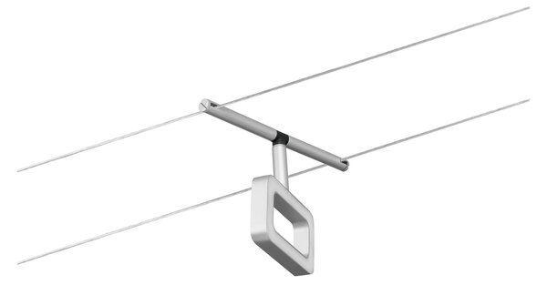 Paulmann 94482 CorDuo Frame, spot lankového systému 4,8W 3000K, matný chrom/chrom