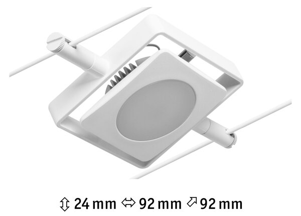 Paulmann 94423 CorDuo MacLED, spot lankového systému 4,5W 3000K bílá/chrom