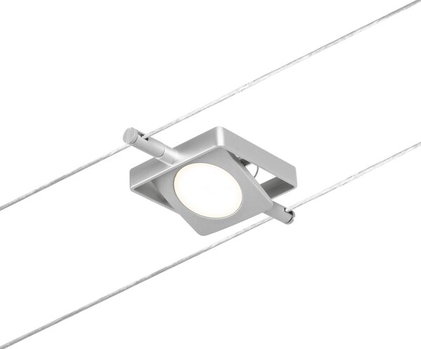Paulmann 94421 CorDuo MacLED, spot lankového systému 4,5W 3000K matný chrom/chrom