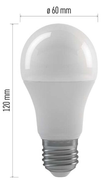 EMOS LED žárovka Classic A60 / E27 / 10,5 W (75 W) / 1 060 lm / teplá bílá /krokově stmívatelná 1525743240