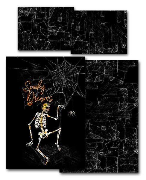 Povlečení Veba GEON tisk Spooky dreams Velikost: 140x200 cm + 70x90 cm