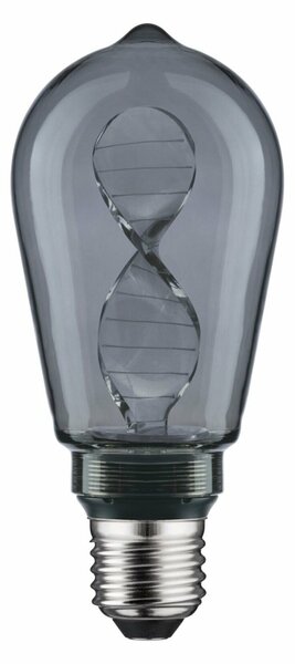 PAULMANN Inner Glow Edition LED žárovka Helix E27 230V 3,5W 1800K kouřové sklo ST64