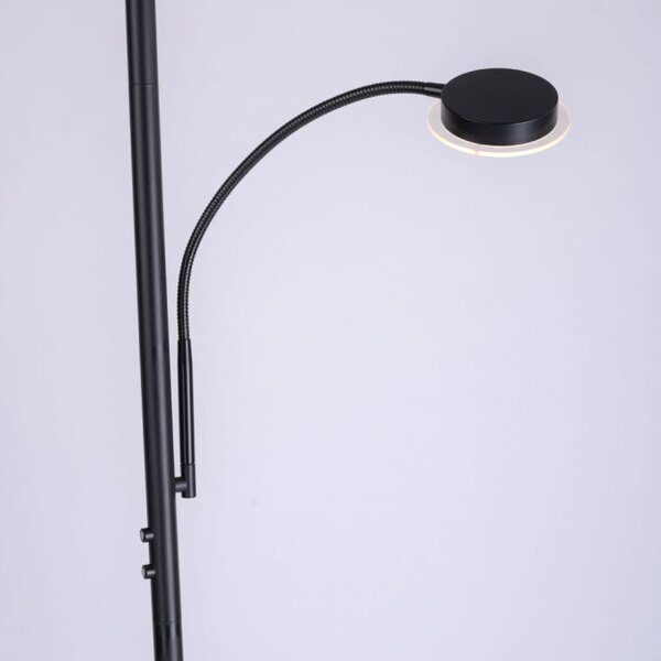 JUSTLIGHT Stojací LED lampa HANS, 22W, v. 193 cm, stmívatelná