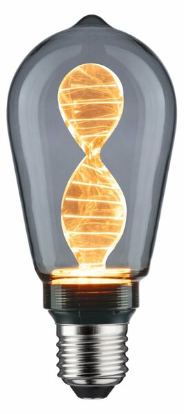 PAULMANN Inner Glow Edition LED žárovka Helix E27 230V 3,5W 1800K kouřové sklo ST64