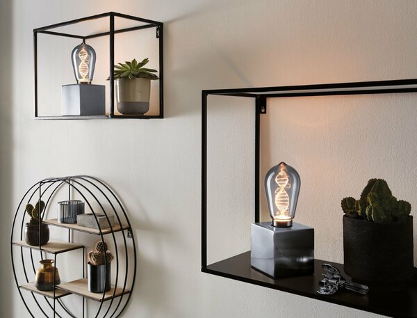 PAULMANN Inner Glow Edition LED žárovka Helix E27 230V 3,5W 1800K kouřové sklo ST64