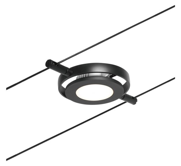Paulmann 94419 CorDuo RoundMac, spot lankového systému, 4,5W LED 3000K, černá