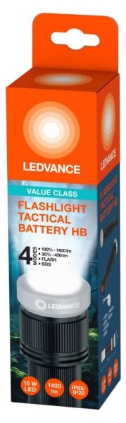Ledvance - LED Svítilna FLASHLIGHT LED/15W/6xAAA IP65