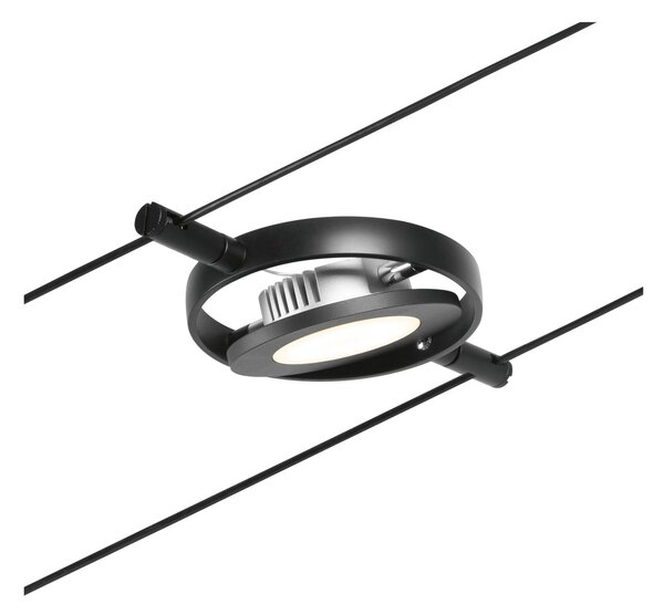 Paulmann 94419 CorDuo RoundMac, spot lankového systému, 4,5W LED 3000K, černá