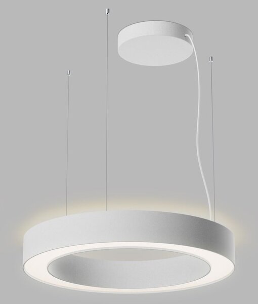 LED2 3276371DT Saturn Slim 2 P/N-Z 60, závěsné kruhové svítidlo, 40+20W LED 2700K/3000K/4000K,TRIAK, bílé, prům. 60cm