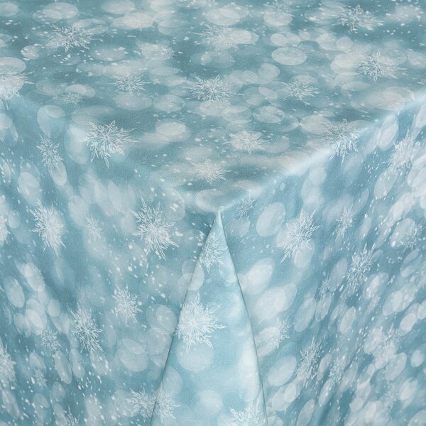 Ubrus Veba GARBO tisk Kouzlo ledu modrá Velikost: 80x80 cm