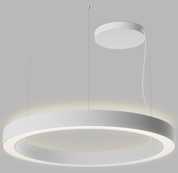 LED2 3276571DT Saturn Slim 2 P/N-Z 100, závěsné kruhové svítidlo, 80+40W LED 2700K/3000K/4000K,TRIAK, bílé, prům. 100cm