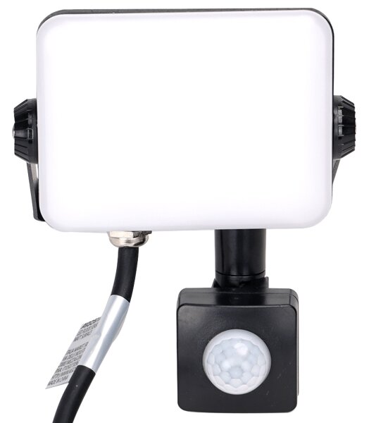 Aigostar - LED Reflektor se senzorem LED/20W/230V 4000K IP65 černá