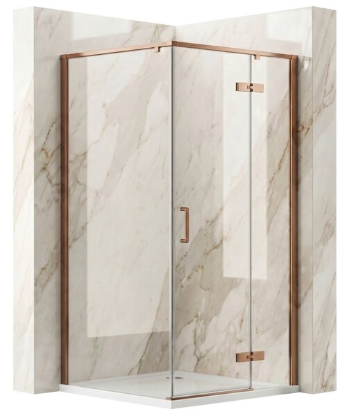 Sprchový kout Rea Bruno 90x90 Brush Copper