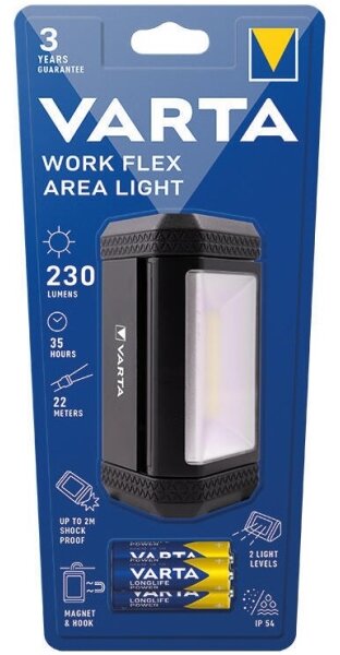 Varta 17648101421 - LED Přenosná svítilna WORK FLEX AREA LIGHT LED/3xAA IP54