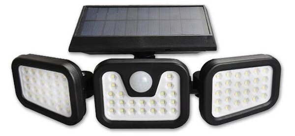 LED Solární reflektor se senzorem LED/15W/3,7V 2400 mAh IP54 4500K