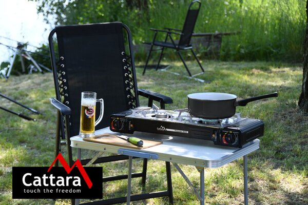 CATTARA Plynový vařič Traveler DUO Cattara