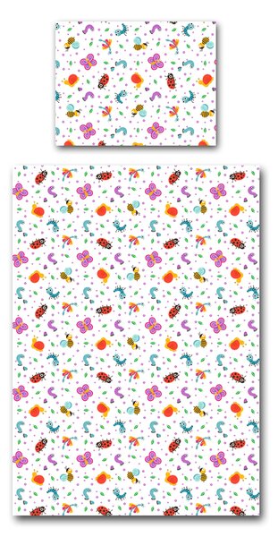 Dětské povlečení Veba GEON tisk Roztomilá zvířátka Velikost: 90x135 cm + 40x60 cm