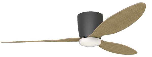 Azzardo AZ4450 stropní ventilátor se světlem VENETI BK/TEAK WOOD