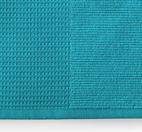 Ručník Veba WATER 500 Velké kostky tyrkysová Velikost: 50x90 cm