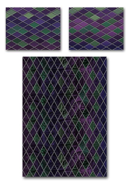 Povlečení Veba GEON tisk Prolnutí barev fialová Velikost: 140x200 cm + 70x90 cm