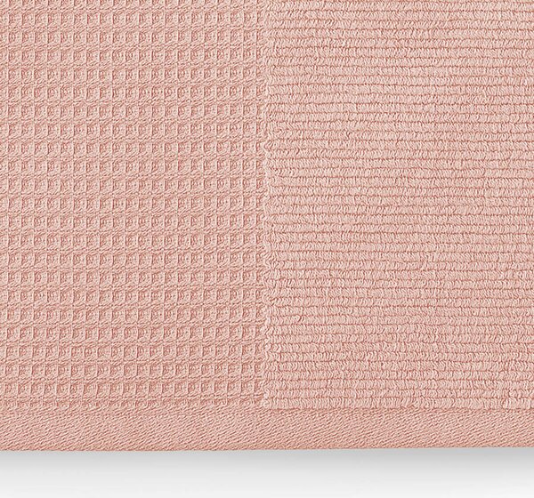 Ručník Veba WATER 500 Velké kostky světlá lososová Velikost: 50x90 cm