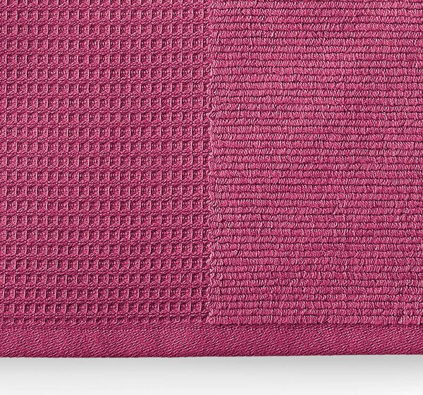 Ručník Veba WATER 500 Velké kostky sytá růžová Velikost: 50x90 cm