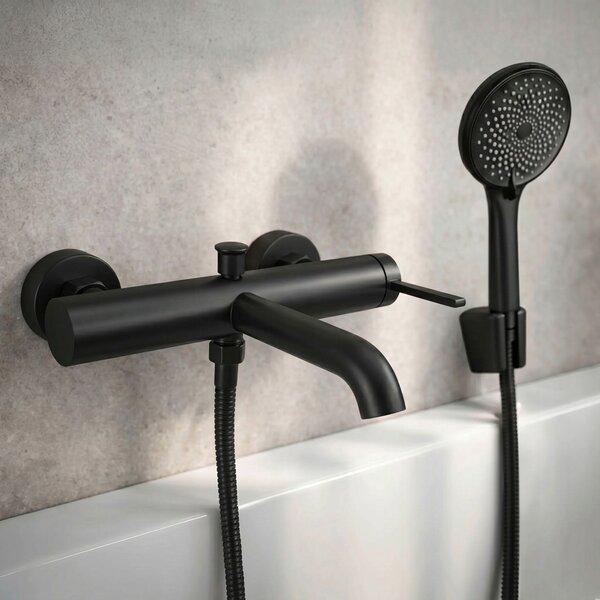 Sprchová hadice Rea Black 150 cm