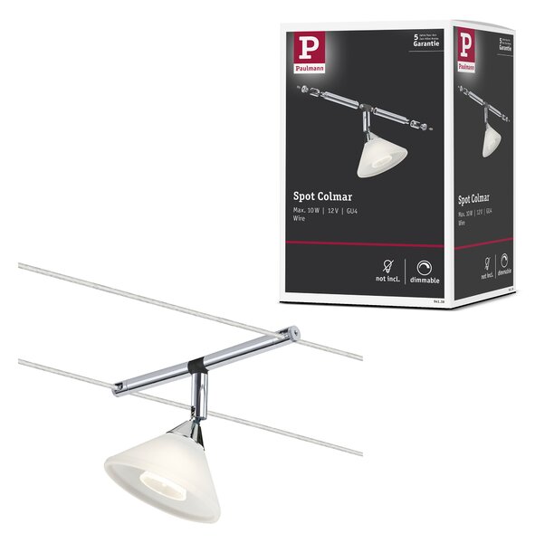 Paulmann 94138 Colmar, spot pro lankový systém, max 1x10W LED 12V, chrom