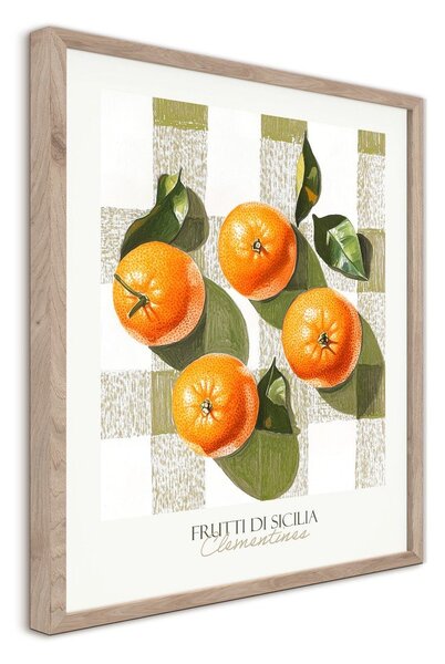 Tištěný obraz s rámem 40x50 cm Mandarines – Styler