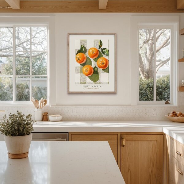 Tištěný obraz s rámem 40x50 cm Mandarines – Styler