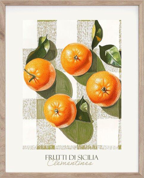 Tištěný obraz s rámem 40x50 cm Mandarines – Styler
