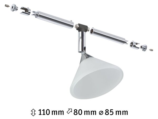 Paulmann 94138 Colmar, spot pro lankový systém, max 1x10W LED 12V, chrom