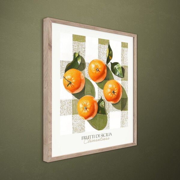 Tištěný obraz s rámem 40x50 cm Mandarines – Styler