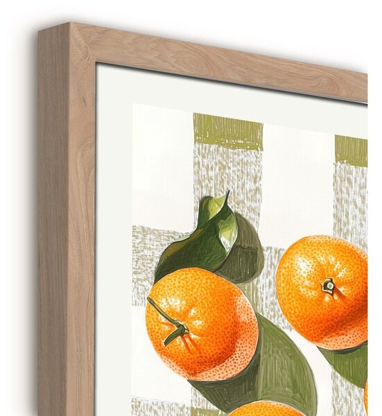 Tištěný obraz s rámem 40x50 cm Mandarines – Styler