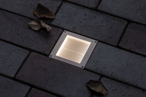 Paulmann Aron, zemní solární svítidlo se senzorem, 0,7W LED 3000K, 10x10cm, IP67