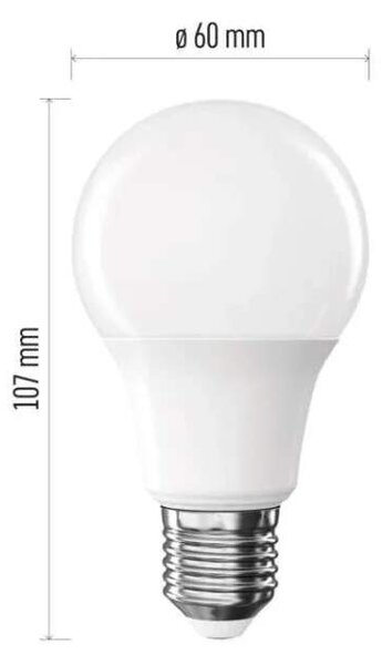 LED žárovka E27- ZQ5E41 , 7W Teplá bílá 2700K, 806lm (LED žárovka E27)