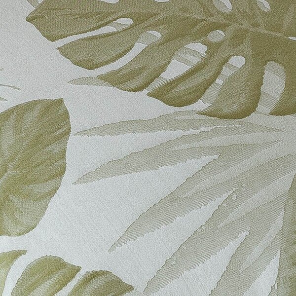Povlak na polštář Veba DIAMANT Monstera zelenobéžová Velikost: 40x40 cm