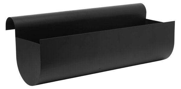 Závěsný truhlík na balkon Uma Black Large