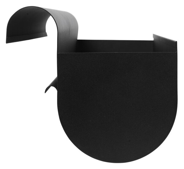 Závěsný truhlík na balkon Uma Black Large