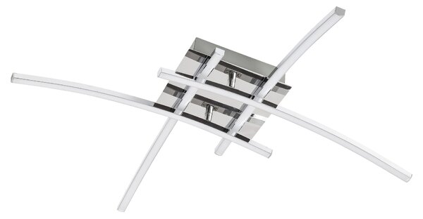 Rabalux 2503 Alexis LED Přisazené stropní svítidlo | Přírodní bílá | 24W | Chrom | Kov - r-2503