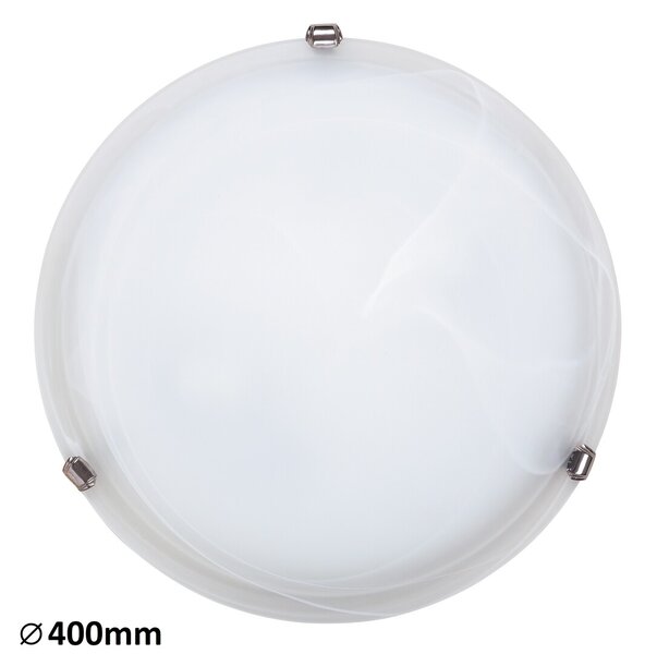 Rabalux ALABASTRO 3302 stropní svítidlo 2x60W | E27 | IP20 - bílý alabastr
