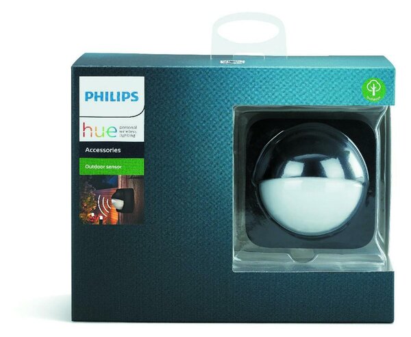 Philips HUE venkovní bezdrátové pohybové čidlo 160° 12m IP54 2xAA černé